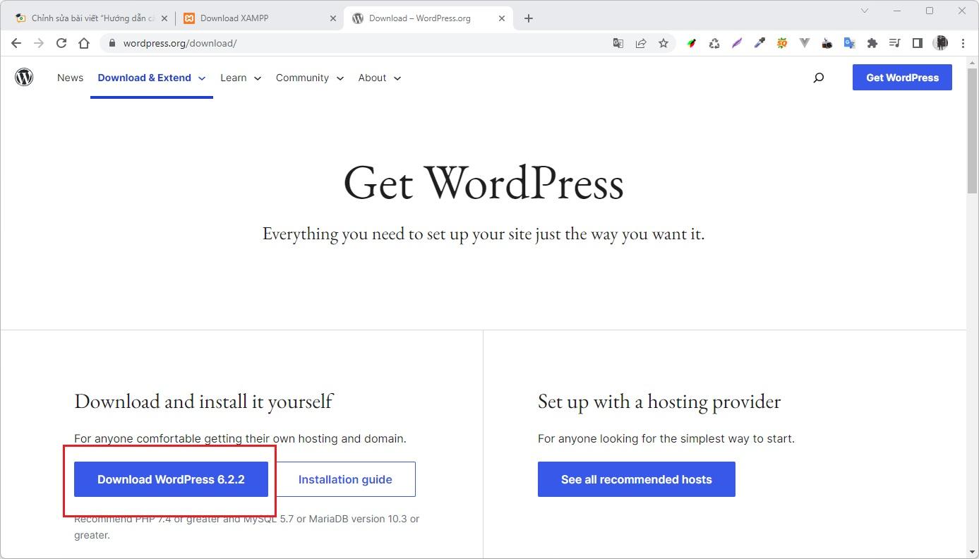 download wordpress